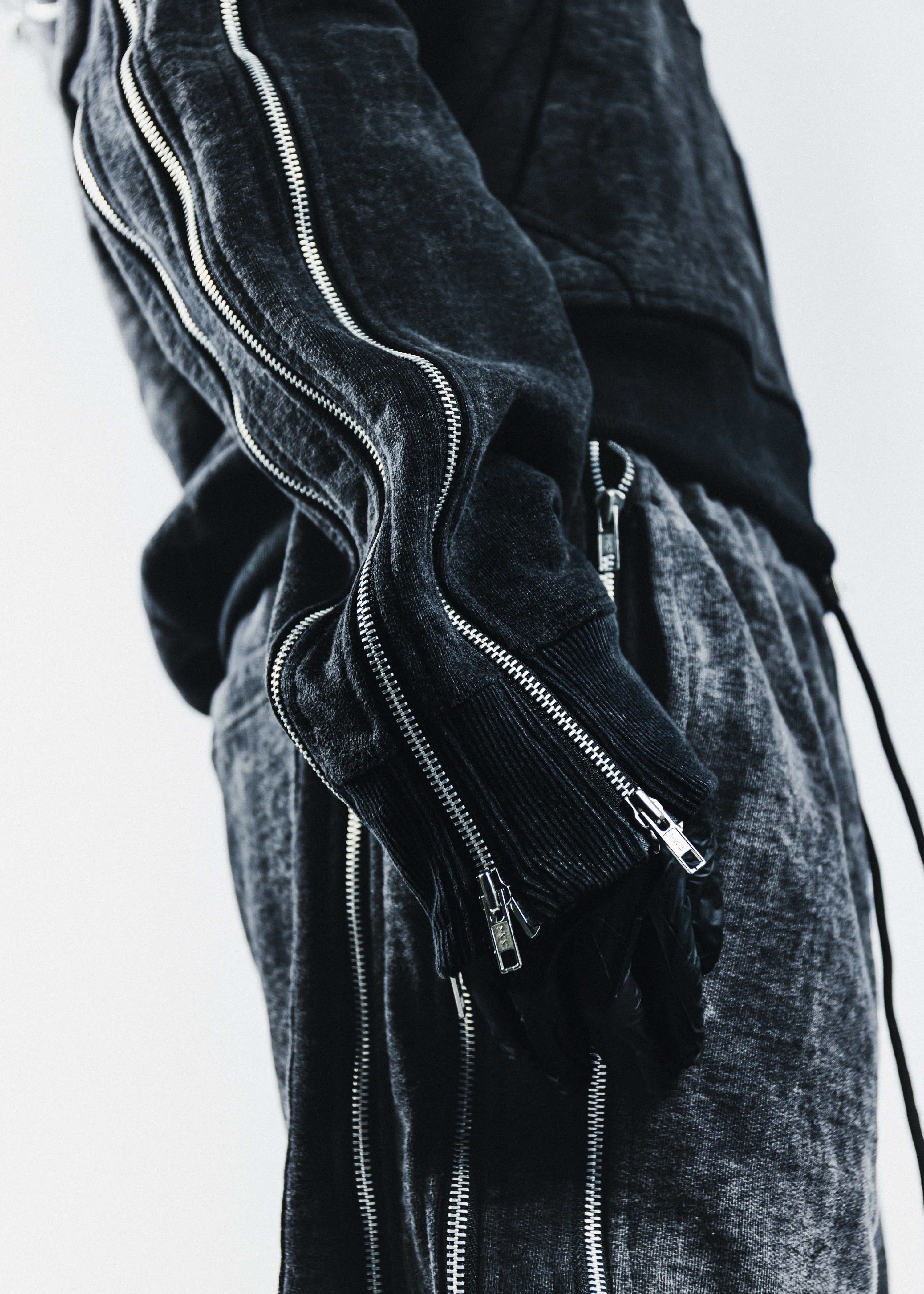 'HUNNA ZIPPA' Hoodie Black